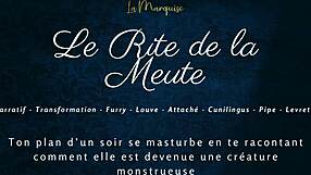 Experience the wild rite of the pack in this french furry audio porn adventure!