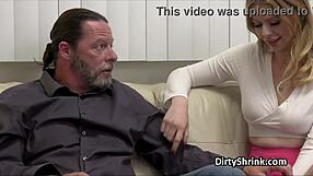 Feeling Aroused By Juicy Big Tits During Therapy Session With Old Patient