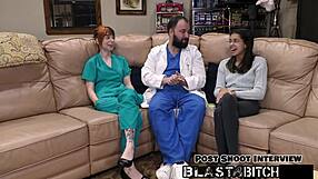 Ditria rose sucks dick and eats pussy in pov