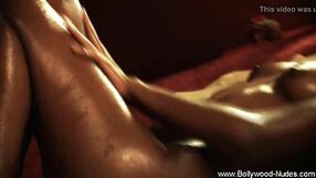 Zooming In On Her Indian Face During Dance