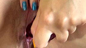 Sexy fun with my new glass dildo