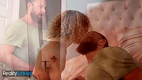 i'm shocked by my mom's boyfriend's huge cock but i suck it anyway