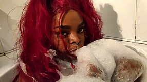 birthday sex party in the bath with big asses and monster cocks