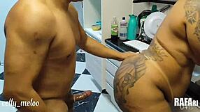 Enjoying My Maid's Tasty Dish