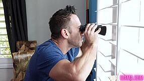 lily lane fucked hard by rear window guy with big cock