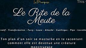 Experience the wild rite of the pack in this french furry audio porn adventure!