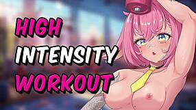 WHAT A THRILLING ASMR WORKOUT SESSION WITH YOUR PERSONAL TRAINER!
