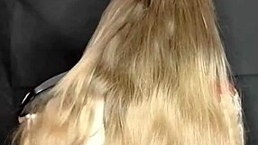 I came on my stepmom's long hair, and she didn't mind.