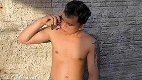 She was so horny she couldn't wait we fucked in garage