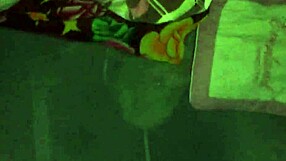 Bold voyeur pov of fucking my wife secretly at midnight. The scene unfolds in the dark bedroom.