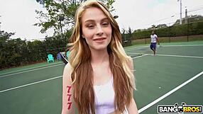 tennis court bent over fuck with big cock deepthroat