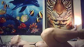 Behind the scenes, Candice Cumm feels the Italian pound machine