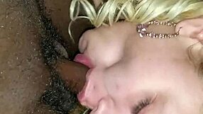 Mature Amateur Delivers Intense Sloppy Blowjob To Huge Cock