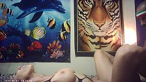 Behind the scenes, Candice Cumm feels the Italian pound machine