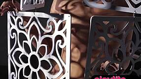 Oh, petite blonde canadian beauty strips lingerie revealing perky tits!