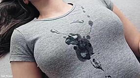 What if my girlfriend sees this cum on my shirt?