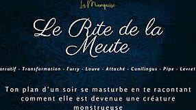 Experience the wild rite of the pack in this french furry audio porn adventure!