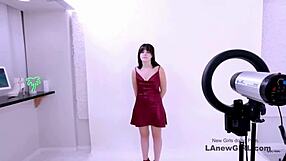 graceful young 18+ brunette gets fucked at a modeling audition