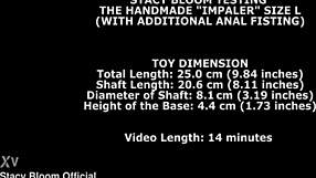 homemade dildo fucking with anal and vaginal fisting