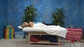 massage turns into intense sex session