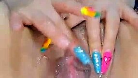 feel the intense squirting as this busty blonde reaches multiple orgasms with toy and fingers