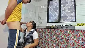 Schoolgirl Fucks Classmate Without Condom Anal Creampie