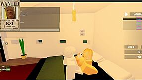 fucking this young blonde slut in the yacht room, roblox rp collab with catalina2991 😈