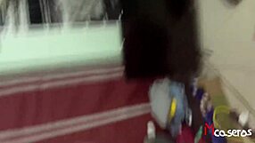 young mexican girl gets double penetrated by two friends in homemade trio