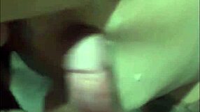 Threesome visit turns into creampie fun at husband's friend's house.