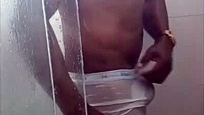 kæmpe sort pik pulserer udendørs