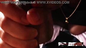 Watch This Amateur Couple's Close-Up Blowjob with Lots of Cum!