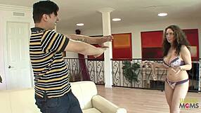 chubby milf guides step-nephew in life lessons