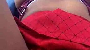 look at this hairy girl flashing in the park