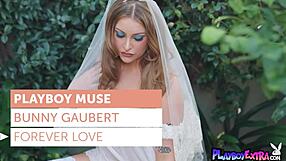 Bunny Gaubert, The Bombastic Redhead Milf Bride, Flashes Her Big Boobs Outdoor.