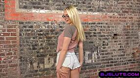 Teen babe gives detailed blowjob with dirty talk in pov close-up