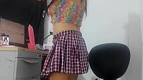 i cant believe she takes that huge horse dildo