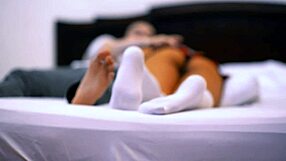 Schoolgirl cheats with brother's friend in motel