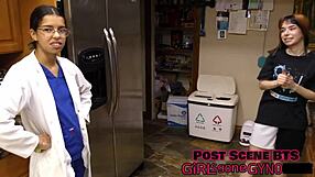 Is the podiatrist perverted? Ditria Rose reveals backstage foot fetish secrets.