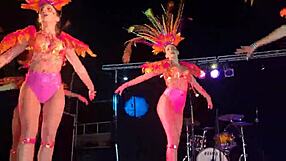 Samb�o 2022 Showcases Ass in Leggings and Nylon