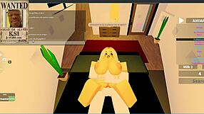 fucking this young blonde slut in the yacht room, roblox rp collab with catalina2991 😈