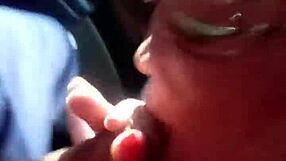 Rapidinha No Carro With Brazilian Shemale Oral