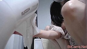 Quarantine girl teases her hairy pussy on webcam