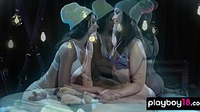 jessica rex massaging her passionate girlfriend jennifer jacobs