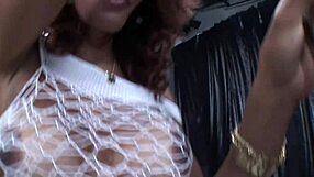 Can Shemale Strippers Double Stuff Him Italian Style?