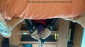 Latina Trans Sticks New Toy Deep In Her Ass