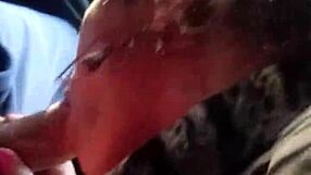 Rapidinha No Carro With Brazilian Shemale Oral