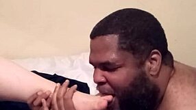 Rocky Tajauta Enjoys Side Piece's Delicious Feet