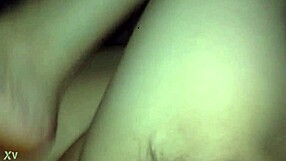 Bold voyeur pov of fucking my wife secretly at midnight. The scene unfolds in the dark bedroom.