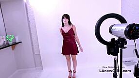 shy teen brunette gets fucked in modeling audition