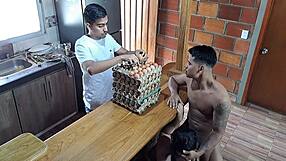 Mature woman savors stepson's cock penetration